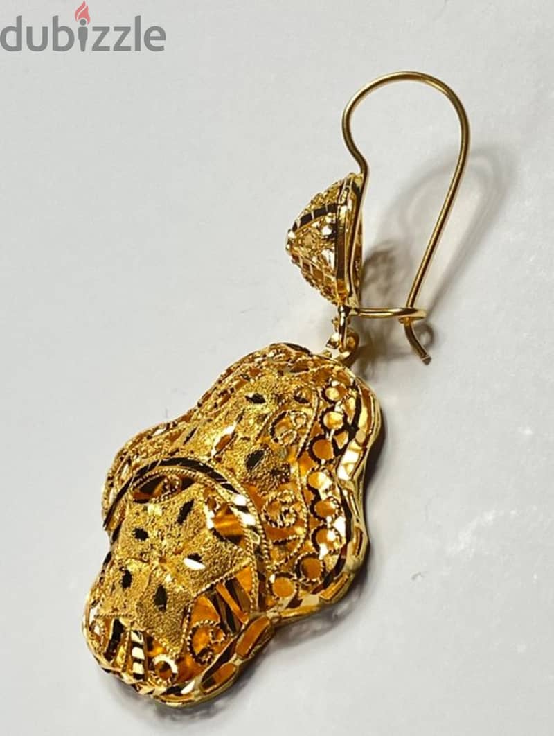 12.5 gram 21kt Gold Earrings 8
