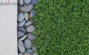 Natural Soil Stones and Artificial grass available with delivery