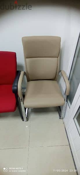 2 skin color chairs looks like new( fursys) 7