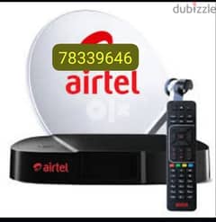 All satellite dish receiver sale and fixing Air tel Arabic 0