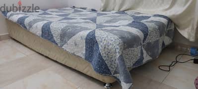 DOUBLE BED WITH MATRESS FOR SALE