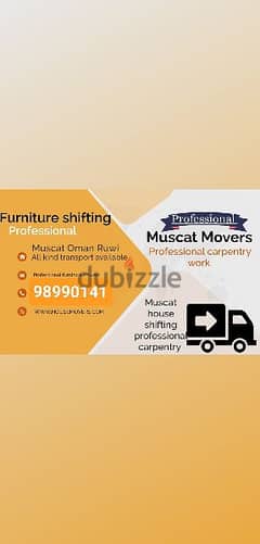 u Muscat Mover tarspot loading unloading and carpenters sarves. .