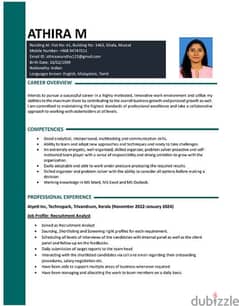 MBA Graduate looking for job