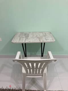 table with chair