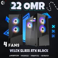 Velox Glass ATX Gaming Case - كيس جيمينج ! 0