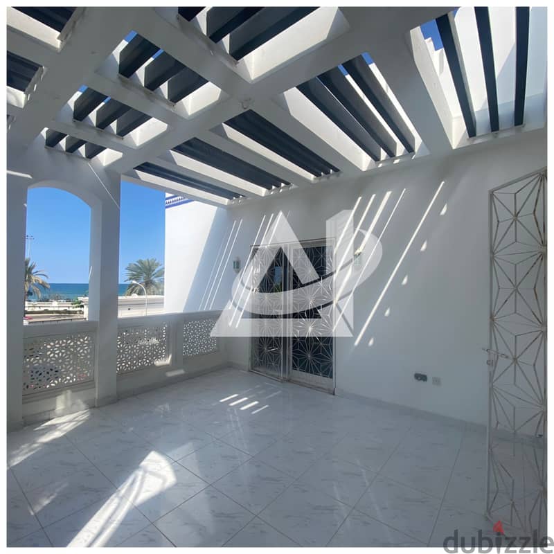 ADV920** beachfront Beachfront 6BHK  Villa For Rent in Shatti qurum 18