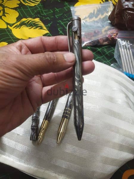 Handmade Damascus Steel Pen Ballpoint 4