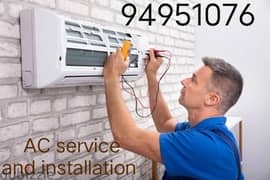 AC service and installation of 0