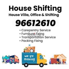 house office villa apartment shifting packing carpenter work