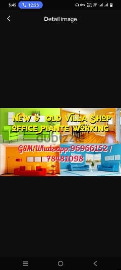 professional paint new and old Villa shop office