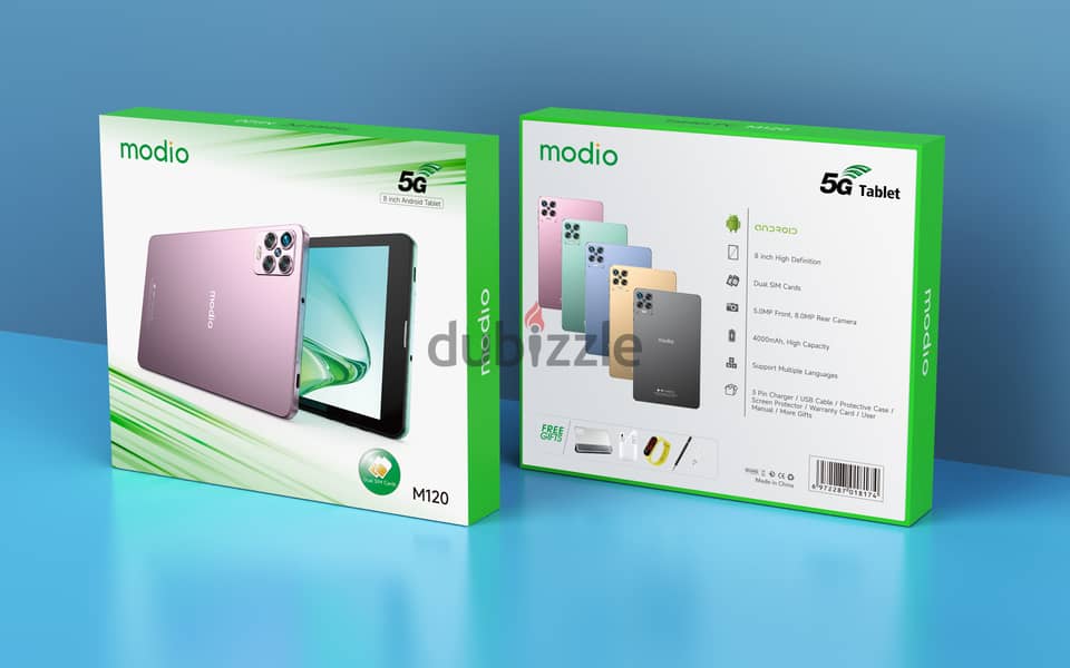 Modio 5G 8 inches Android Tablet M120 (!Brand-New!) 3