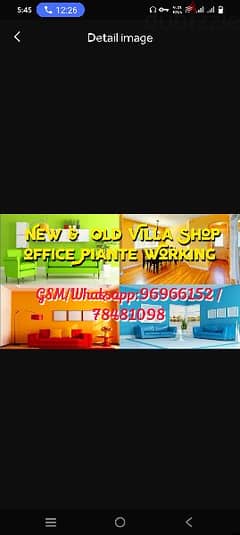 professional paint work and new old Villa shop office and House 0