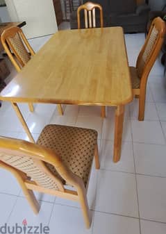 Dining table with 4 chairs