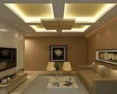 all type  gypsum ceiling designing paint electrician work