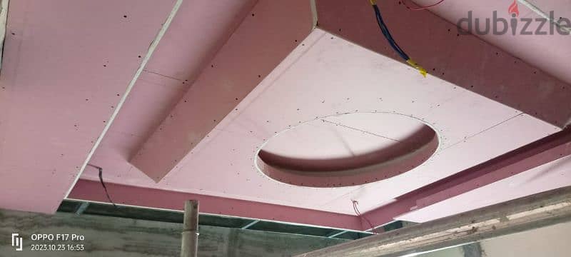 all type  gypsum ceiling designing paint electrician work 6