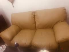 used sofa and coffee table