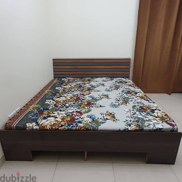 King size double bed 180cmx200cm  6by6.5 2