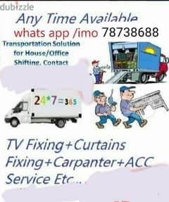 house shift services at suitable price and carpentry