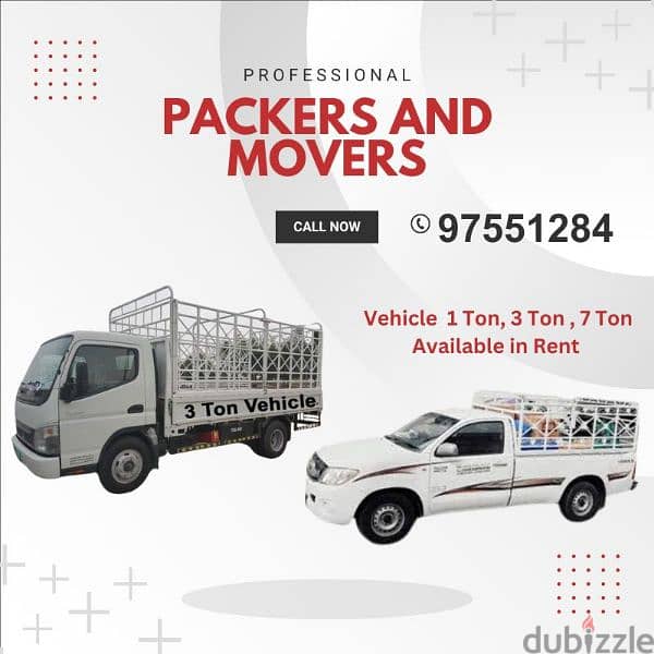 professional House shifting service And pick up available 0