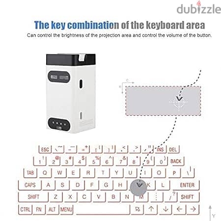 M1 Laser Projection Keyboard, Bluetooth Virtual Keyboard 4