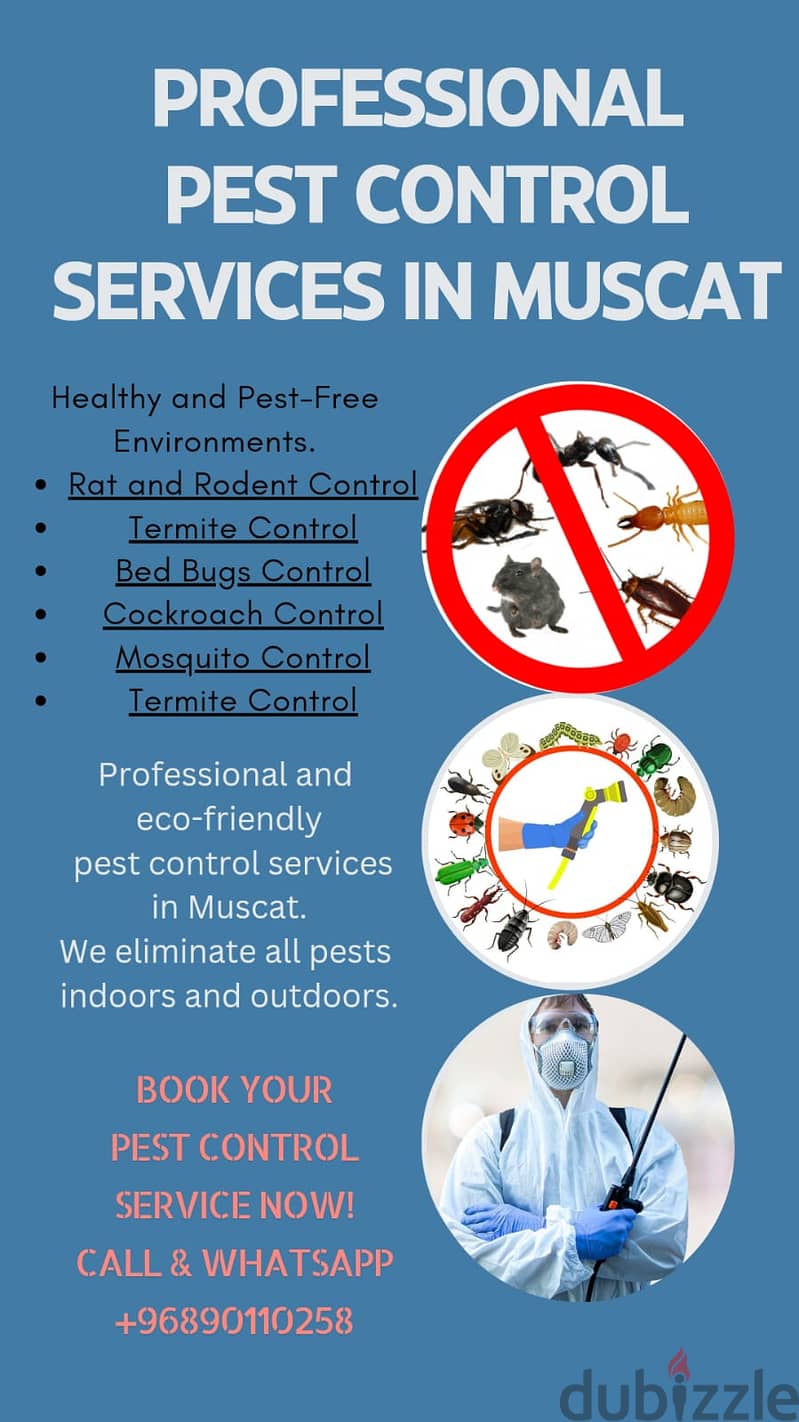 Al Karam Pest Control. خدمة مكافحة الحشرات 1