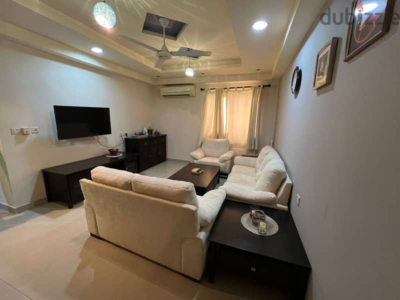 For Sale Lovely 1 bedroom fully furnished flat in Ghubra North 7
