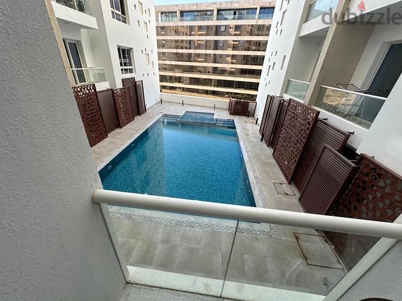 luxury furnished flat with swimming pool view  daily 1