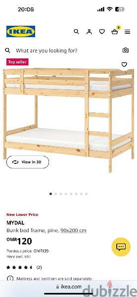 one bunk  bed IKEA 3