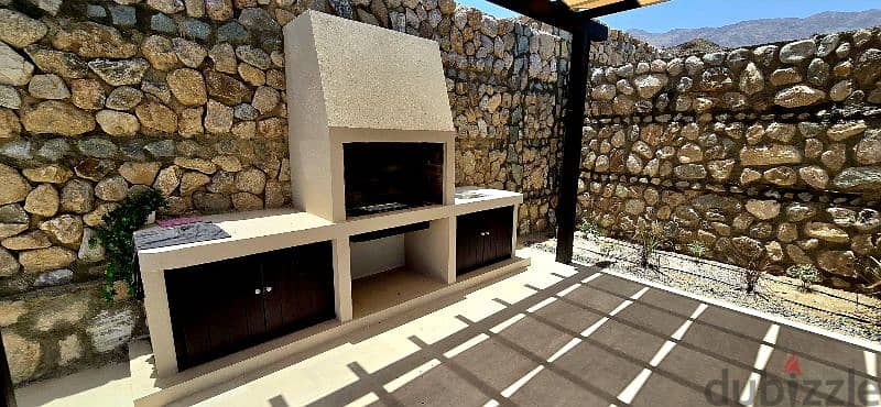 new Villa ( Sifah Farm), 2 Bedrooms, covered Pool. BBQ Area 17