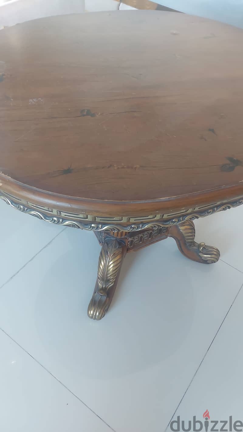 Two classic style wooden tables very good condition 1