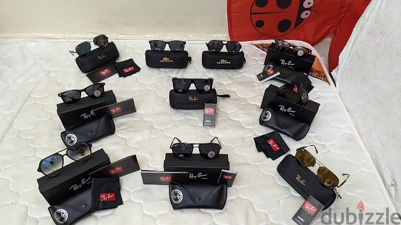 RAY BAN & LACOSTE SUNGLASSES ONLY 14