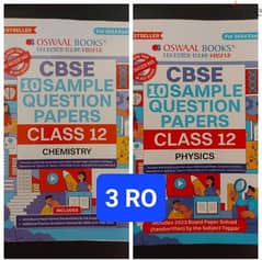 Oswaal books class 12 Physics and Chemistry