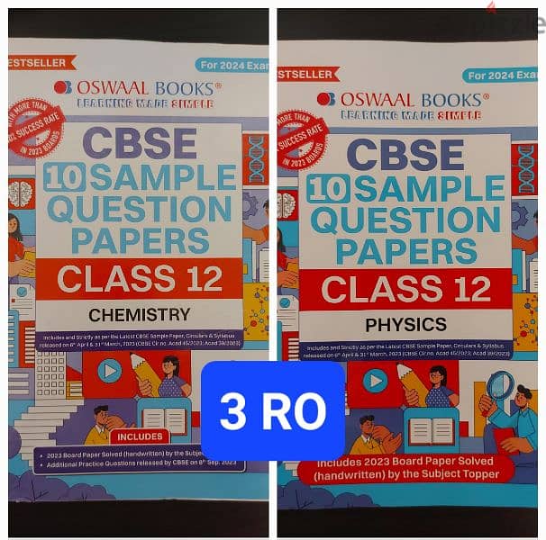 Oswaal books class 12 Physics and Chemistry 0