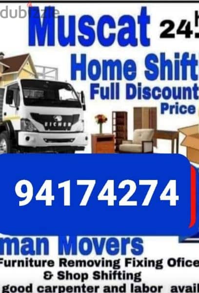 mover packer and transport service all Oman 0