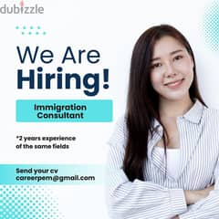 IMMIGRATION CONSULTANT (FEMALE ONLY)