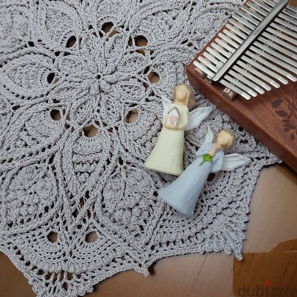 Mandala crochet tablecloth 1