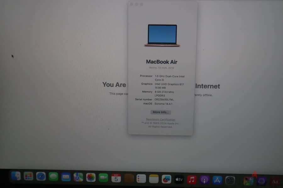 Apple MacBook Air A1932 (2019) Gold 6