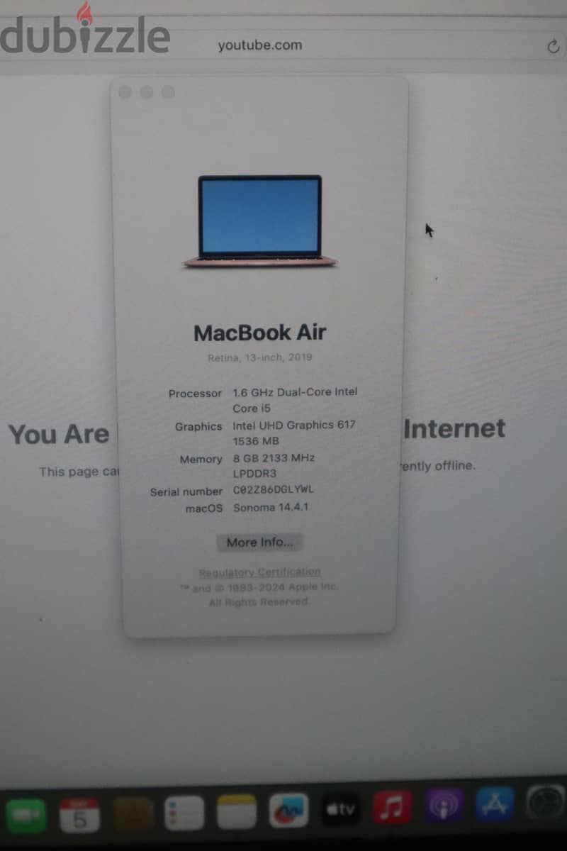 Apple MacBook Air A1932 (2019) Gold 7