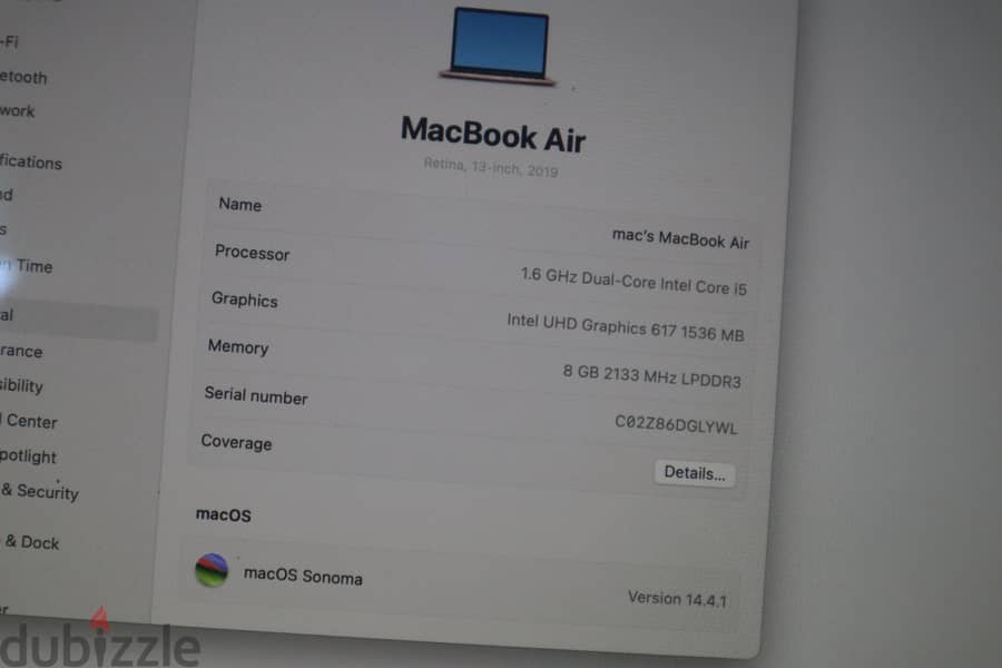 Apple MacBook Air A1932 (2019) Gold 8