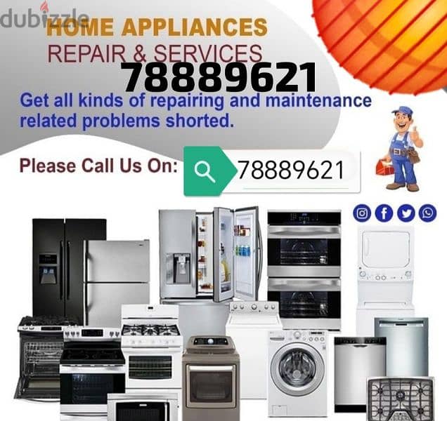 ALL KINDS OF HOME APPLIANCES REPAIRING SERVICES 0