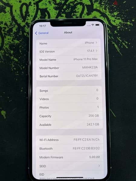 I want to sell Iphone 11 pro max 256gb 2