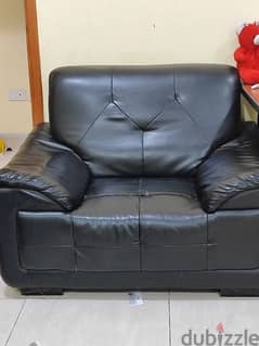 2 single sofa - leather 0