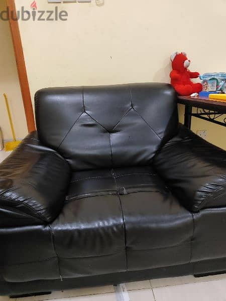 2 single sofa - leather 4