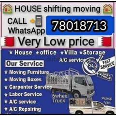 shifting of house, office,villa pickup,3,7,10 ton trucks and labour