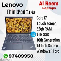 LENOVO TOUCH SCREEN CORE I7 32GB RAM 1TB SSD 14 INCH TOUCH SCREEN 0