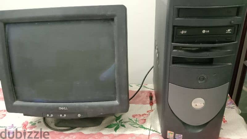 Used dell optiplex g270 and dell monitor (FOR PARTS ONLY) 2