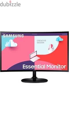 Curved Samsung 24 inch - 75hz monitor