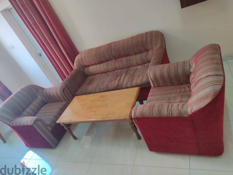 Used Sofa with Tea Table urgent sale 2