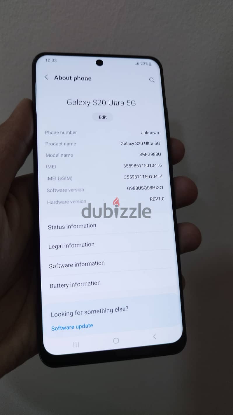 Samsung Galaxy S20 Ultra 5G 5