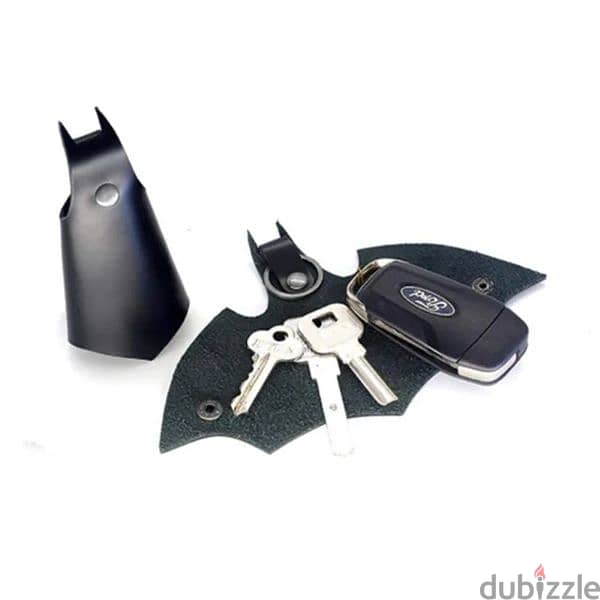 Batman Leather Case Keychain 3